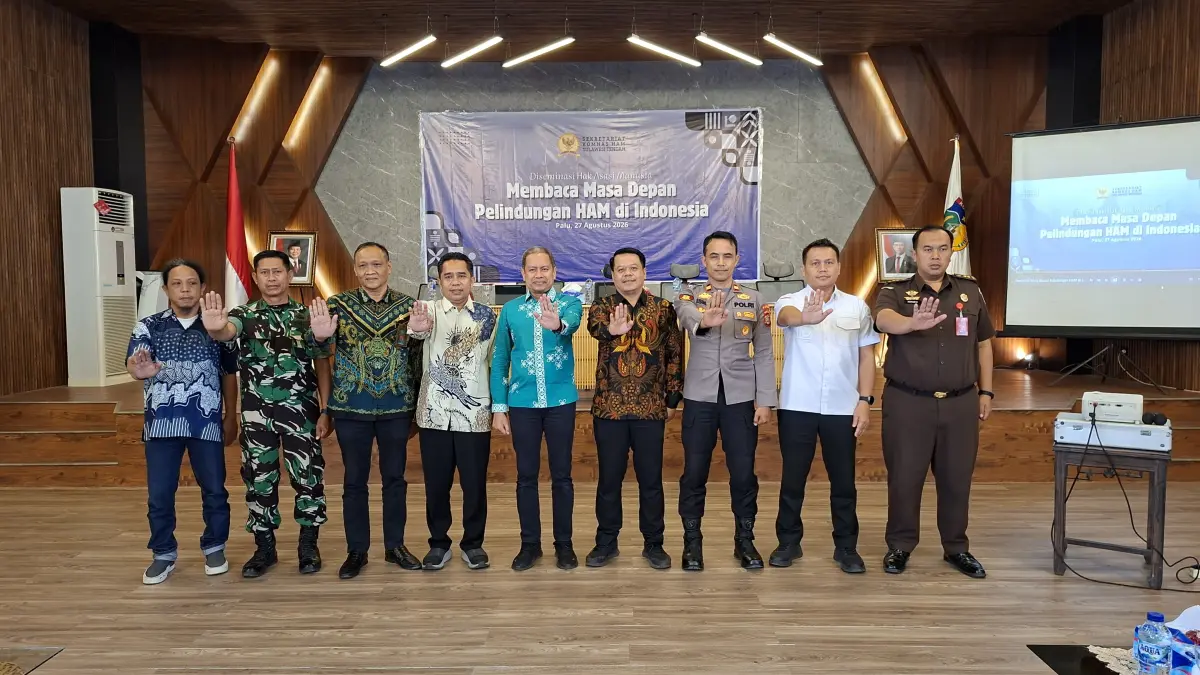 Kegiatan Diseminasi HAM "Membaca Masa Depan Perlindungan HAM di Indonesia", Kamis (27/8/2026). FOTO : HUMAS PEMKOT PALU