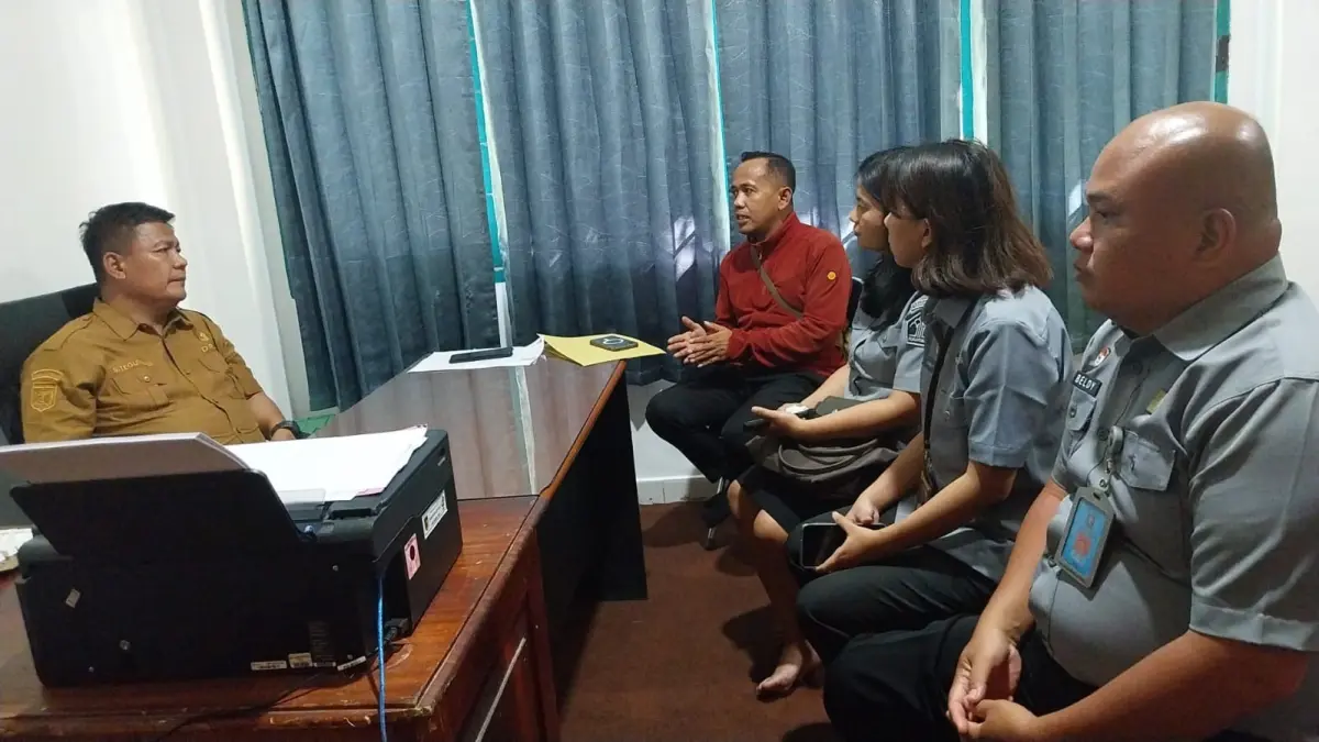 Koordinasi tindak lanjut pengembangan dan penguatan IG Bawang Goreng Palu yang dilakukan Kantor Wilayah Kementerian Hukum Sulawesi Tengah bersama Dinas Pertanian dan Ketahanan Pangan Kota Palu serta Masyarakat Perlindungan Indikasi Geografis (MPIG) Bawang Goreng, Selasa (1/9/2026).