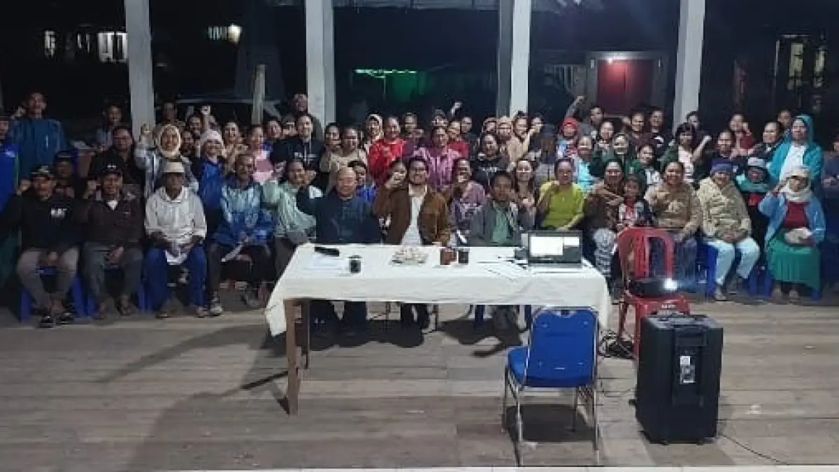 SOSIALISASI: BPJS Ketenagakerjaan Poso bersama Agen Perisai Poso melaksanakan kegiatan sosialisasi program dan manfaat BPJS Ketenagakerjaan kepada masyarakat Desa Didiri, Sabtu (29 Agustus 2026).(FOTO: ISTIMEWA/RADAR PALU).