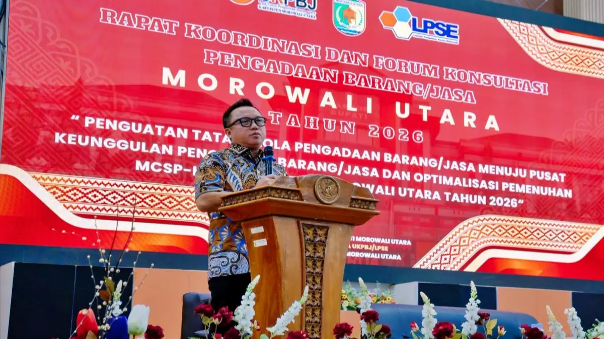CEGAH:&nbsp; Bupati Morut Delis Julkarson Hehi menginstruksikan pengawasan karhutla lebih diperketat melalui laporan harian kepala kepala desa, Kamis (3/9/2026). (FOTO: ISTIMEWA/RADAR PALU)