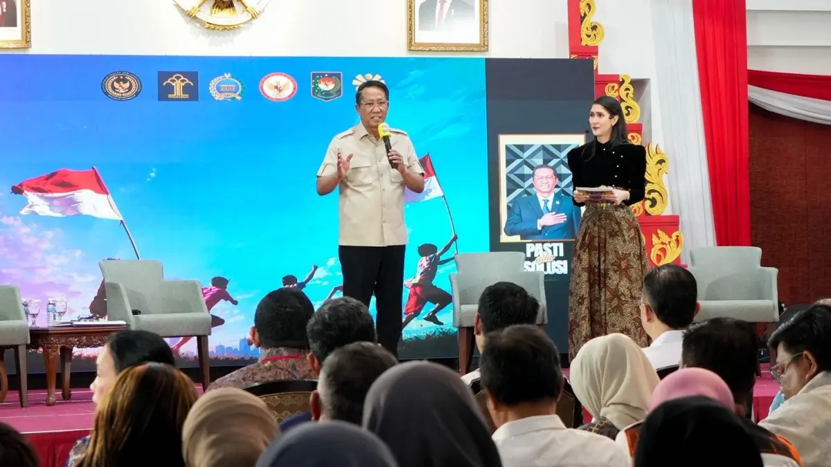 Dialog Interaktif Forum Pengaduan Pelayanan Publik bersama Menteri Hukum “Pasti Ada Solusi” Episode 15 yang dipimpin oleh Menteri Hukum, Supratman Andi Agtas yang diikuti secara daring oleh Kantor Wilayah Kementerian Hukum Sulawesi Tengah (Kanwil Kemenkum Sulteng), Jumat (4/9/2026).
