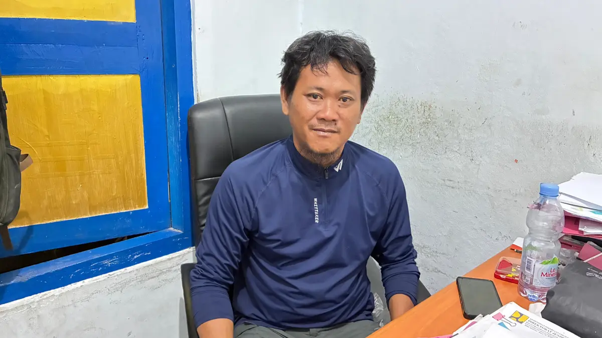Kepala Bagian Teknik Perumdam AVO, Arvandi. FOTO: Annisa Nurul Wibdy. 
