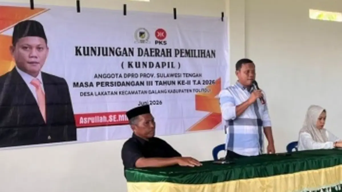 KUNDAPIL: Anggota Ffraksi PKS DPRD Sulteng, saat melakukan sosialisasi dan menyerap aspirasi di Kundapil Kabupaten Tolitoli.(FOTO: HUMAS FRAKSI PKS DPRD SULTENG/RADAR PALU).