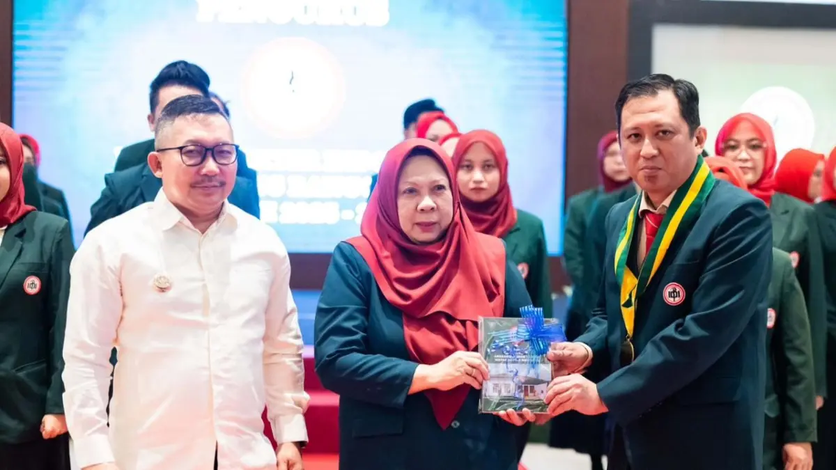 DILANTIK: IDI Cabang Kabupaten Banggai periode 2025-2028 resmi dilantik langsung oleh Wagub Sulteng, disaksikan Bupati Banggai H. Amirudin Tamoreka,  Jumat (4/9/2026).