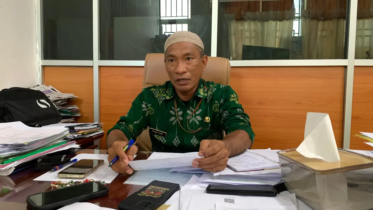 Plt Sekretaris Bapenda Kota Palu, Syarifudin. FOTO: Annisa Nurul Wibdy. 