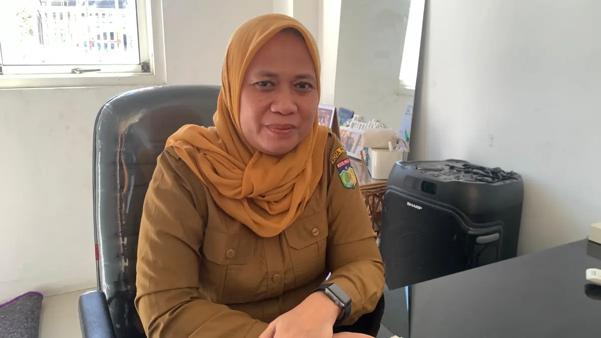 Kepala Bidang Perdagangan Dinas Perdagangan dan Perindustrian Kota Palu, Andriani.(Rina/Radar Palu).