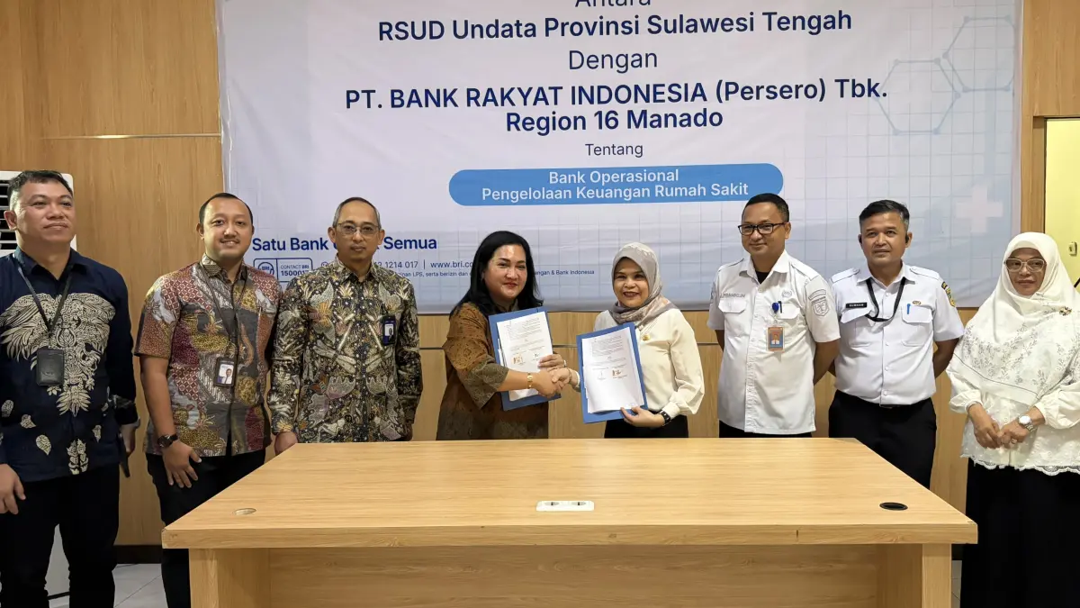 Penandatanganan perjanjian kerja sama tersebut berlangsung di RSUD Undata, Rabu (9/9/2026). FOTO: MOH FATHAHILA