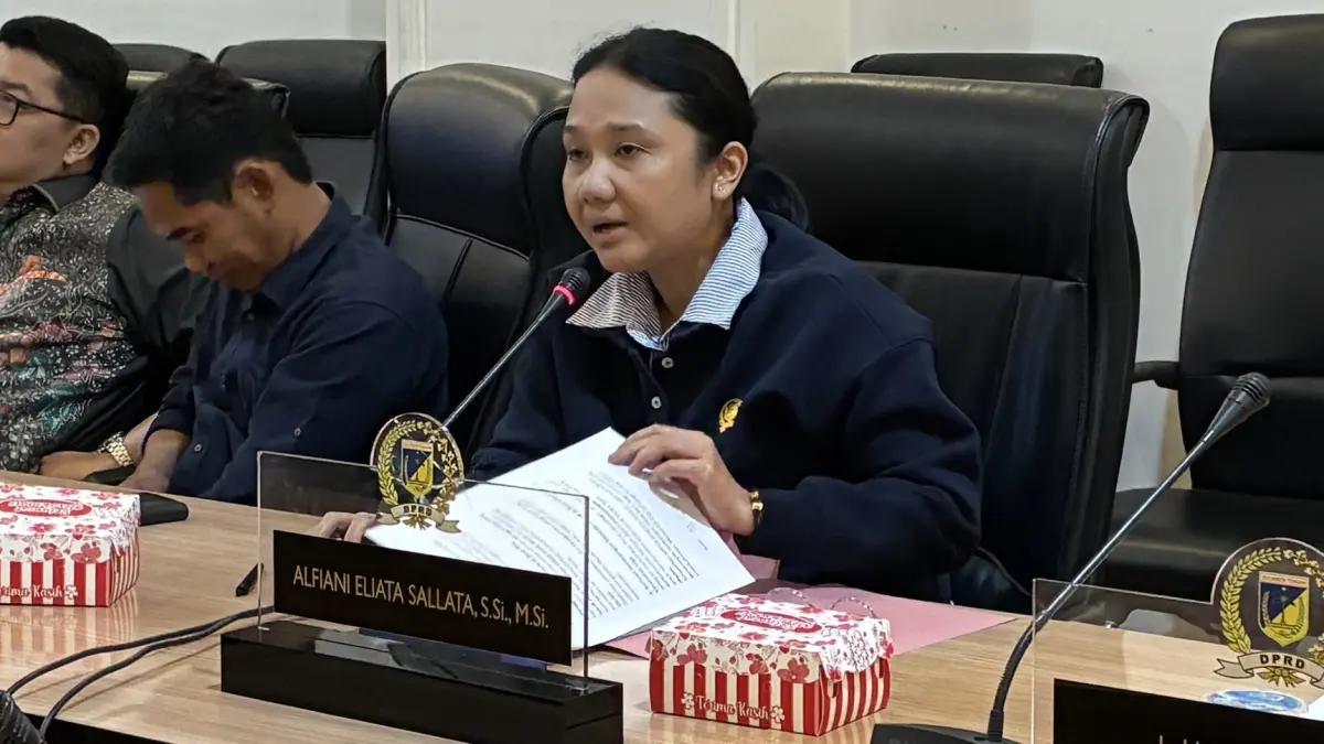 Anggota Komisi III DPRD Sulawesi Tengah dari daerah pemilihan Poso, Alfiani Eliata Sallata. FOTO: Annisa Nurul Wibdy.