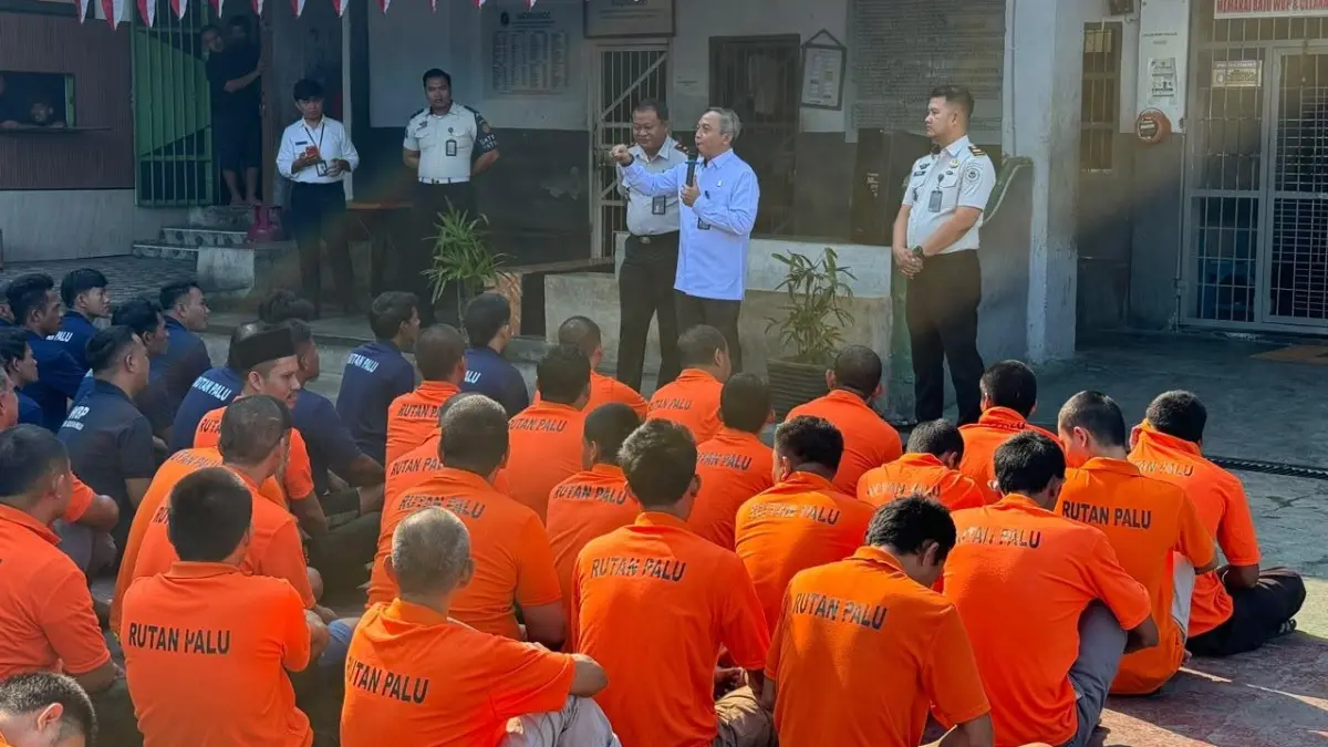 Sosialisasi Bantuan Hukum Gratis yang dilaksanakan di Rumah Tahanan Negara (Rutan) Kelas IIA Palu, Rabu (16/9/2026).
