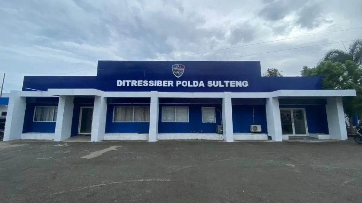 Gedung Ditressiber Polda Sulteng