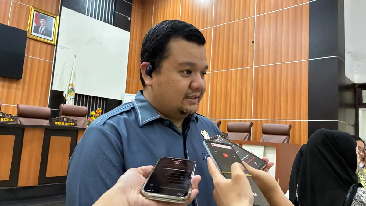 Ketua DPRD Kota Palu Rico Djanggola.&nbsp;FOTO: Annisa Nurul Wibdy.