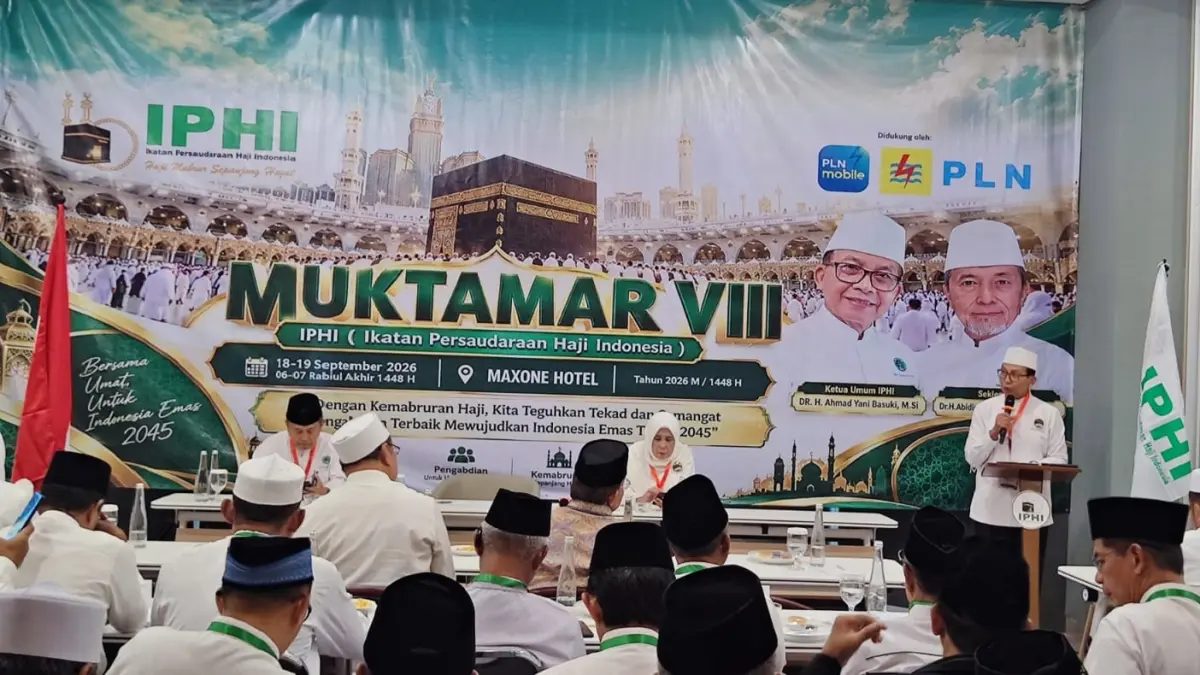 Muktamar ke-VIII Ikatan Persaudaraan Haji Indonesia (IPHI) di Maxone Wahid Hasyim Jakarta, 18-19 September 2026.