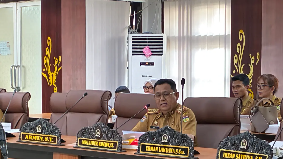 Kepala Badan Kepegawaian dan Pengembangan Sumber Daya Manusia Daerah (BKPSDMD) Kota Palu Dr. Drs. John Yus Madoli, M.Si. Kota Palu. FOTO: Annisa Nurul Wibdy.