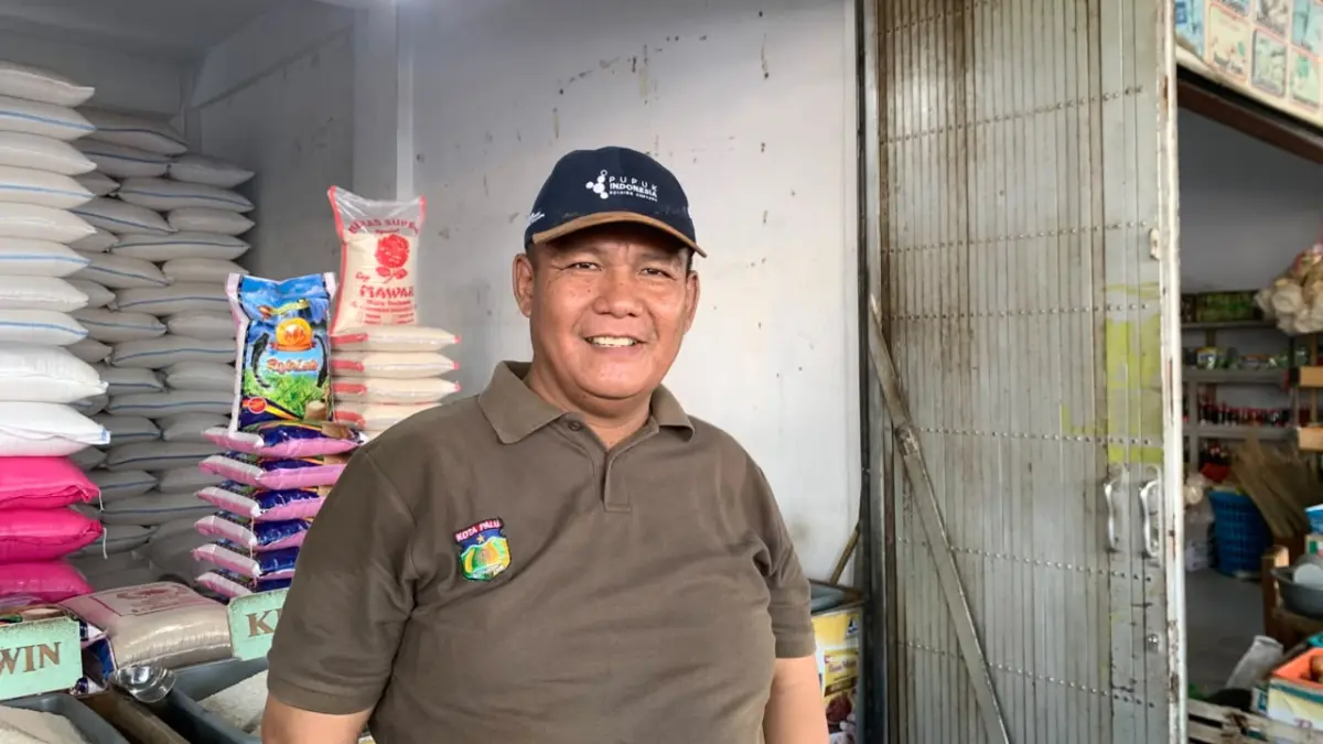 Plt Kepala Bidang Ketersediaan dan Distribusi Pangan Dinas Pertanian dan Ketahanan Pangan Kota Palu, S. Teguh Asparianto.(Rina/Radar Palu).