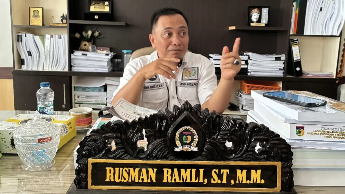 Ketua Komisi B DPRD Kota Palu Rusman Ramli.&nbsp;FOTO: Annisa Nurul Wibdy.