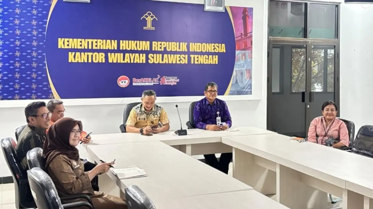 Rapat Analisa dan Evaluasi Kinerja Kementerian Hukum B09 Tahun 2026 yang diselenggarakan Kementerian Hukum Republik Indonesia, Kamis (24/9).