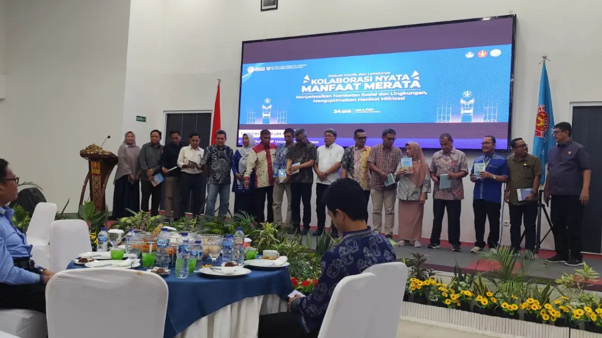 Lokakarya Satgas Percepatan Hilirisasi dan Ketahanan Energi Nasional bersama Universitas Tadulako di Aula FKIP UNTAD, Palu, Kamis (24/9/2026).