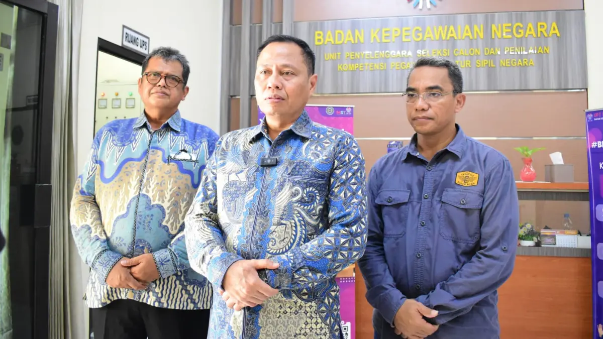 Kepala Kantor Wilayah Kementerian Hukum Sulawesi Tengah Rakhmat Renaldy hadir memantau pelaksanaan SKD.