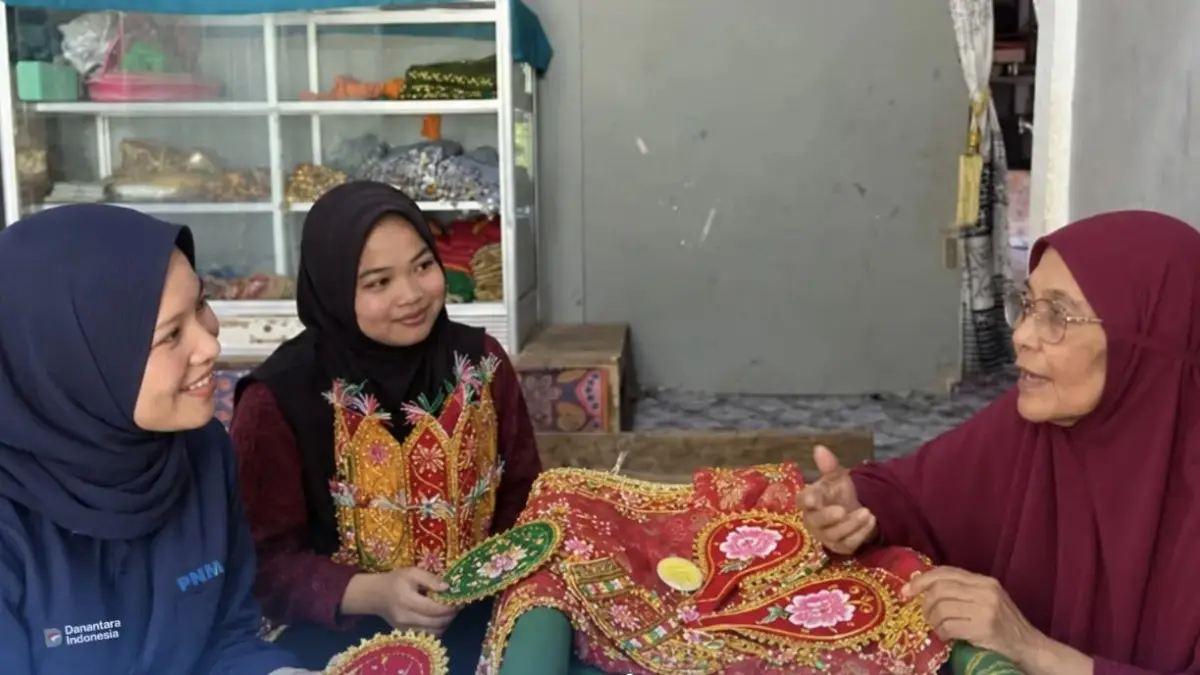 Jaga Tradisi Sulam Kasab Aceh Bersama Holding Ultra Mikro BRI. (Dok: BRI).