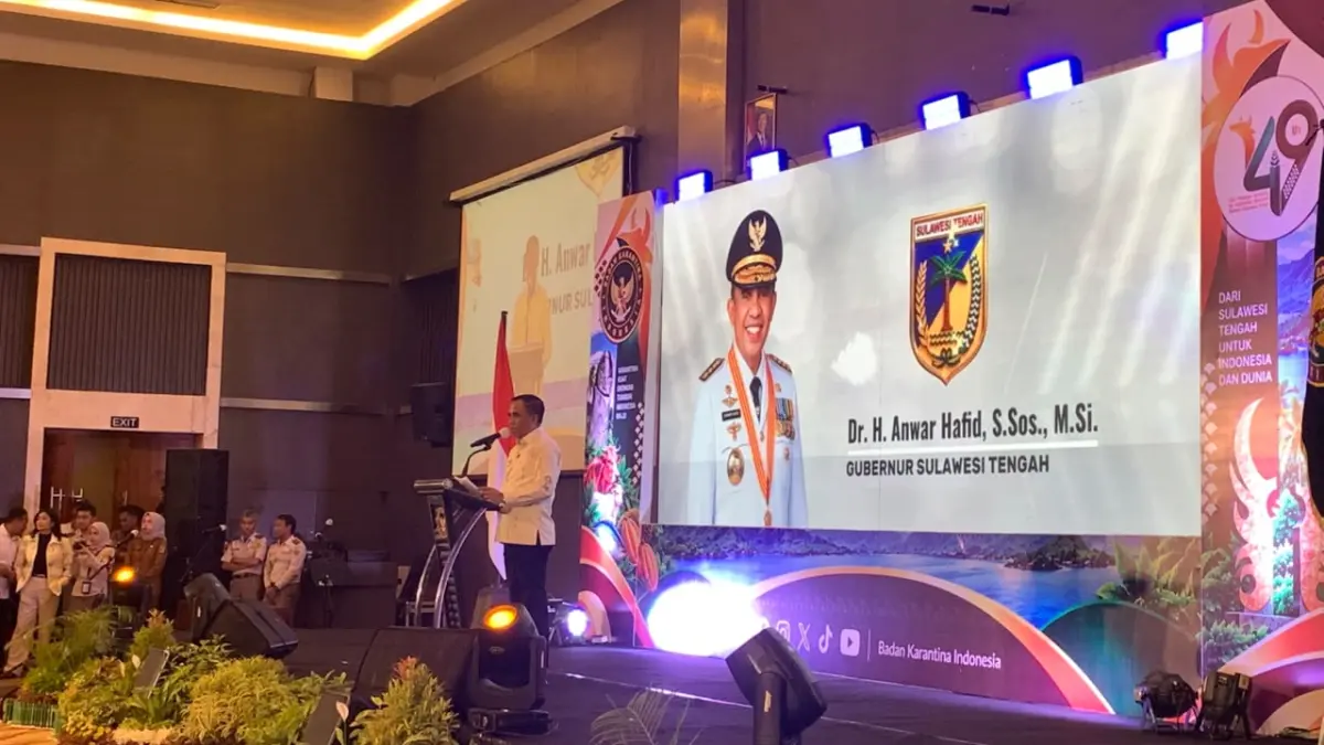 Gubernur Sulawesi Tengah, Anwar Hafid. (Rina/Radar Palu).