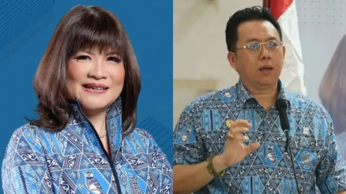 Ketua Umum APINDO Nasional Shinta W. Kamdani dan Ketua DPP APINDO Sulteng Wijaya Chandra.(Dok. APINDO)