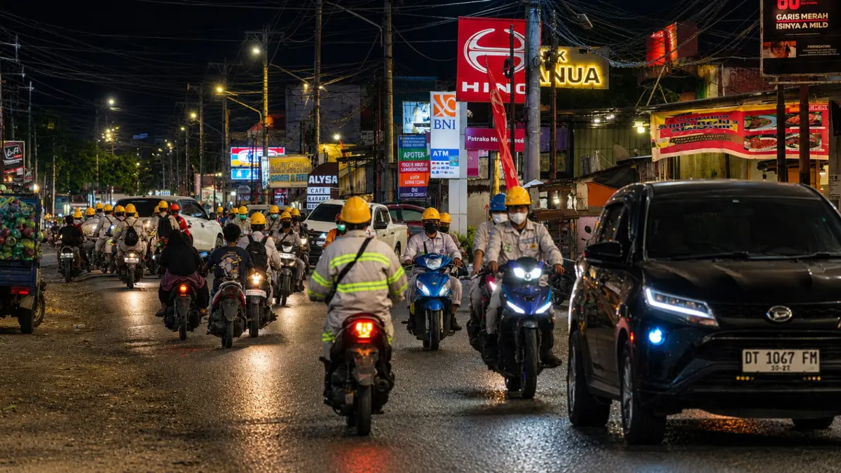 pertumbuhan tenaga kerja di Kawasan IMIP begitu sangat masif.