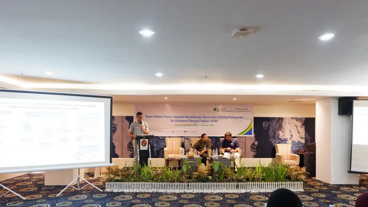Kegiatan temu teknis yang digelar oleh BPJS Ketenagakerjaan. (Dok: BPJS Ketenagakerjaan Kota Palu).