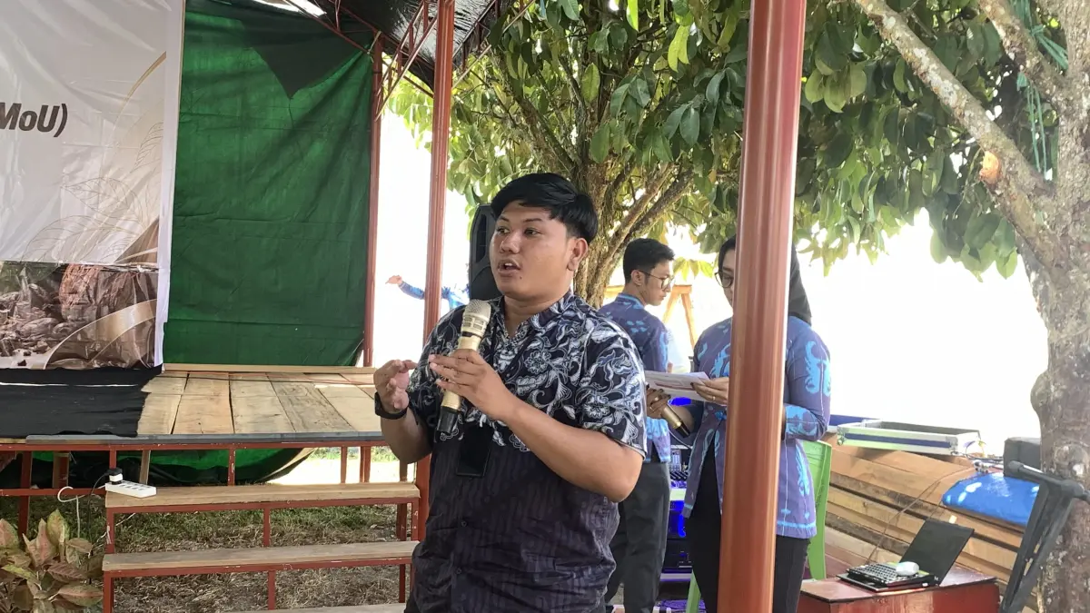 Account Representative BPJS Ketenagakerjaan Perwakilan Cabang Poso, Wisnu Yudisthira. (Rina/Radar Palu).