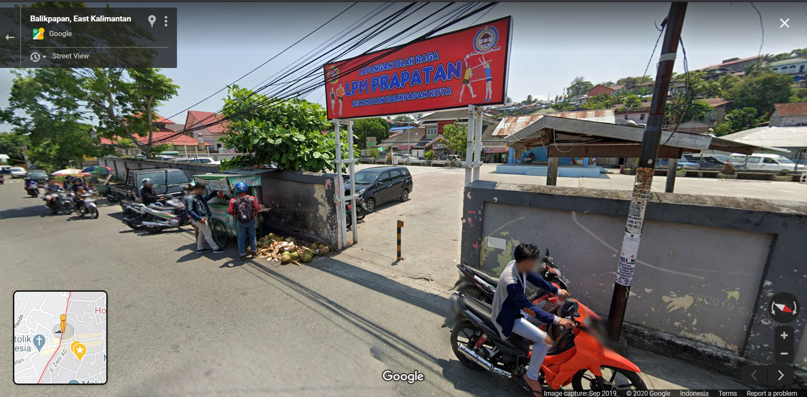 Bekas Kuburan Belanda di Perapatan depan Puskesmas yang sekarang berubah pungsi menjadi lahan parkir