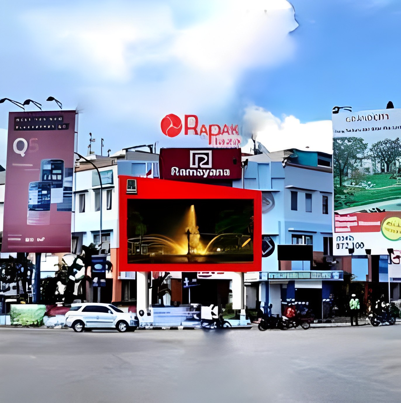 Rapak Plaza Balikpapan di Km 0 Jln Soekarno Hatta Balikpapan.