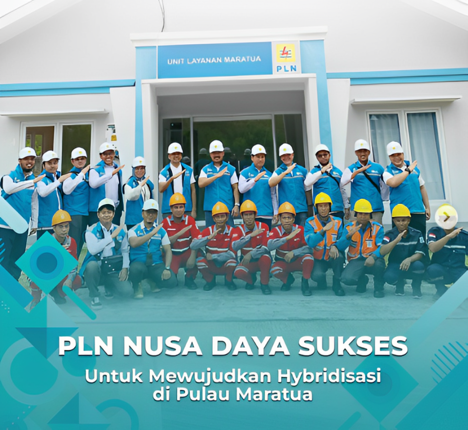 Proyek hybridisasi energi PLN Nusa Daya di Pulau Maratua.
