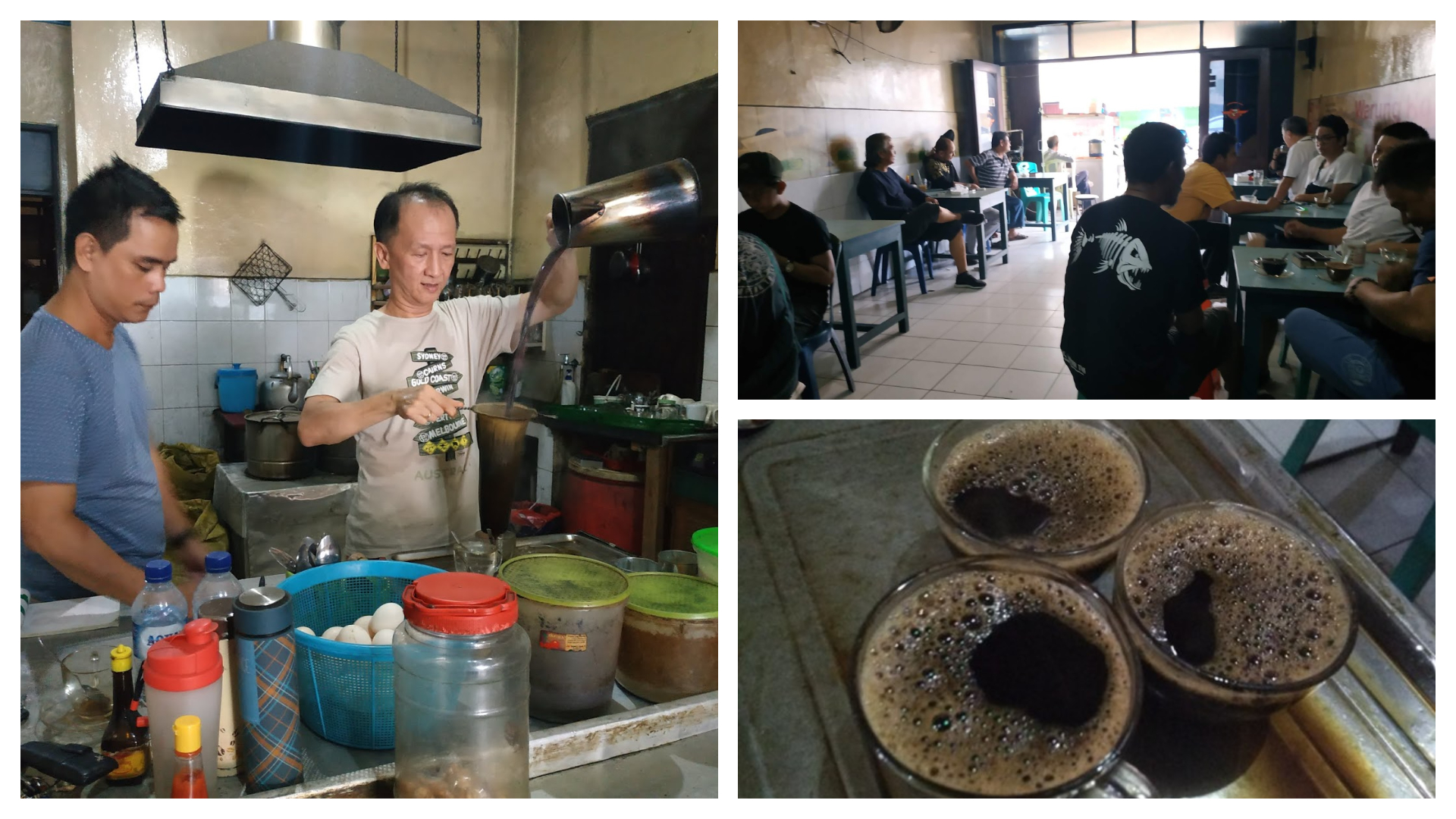 Konsep tradisional tidak membuat pengunjung surut di Kopi Koh Abun