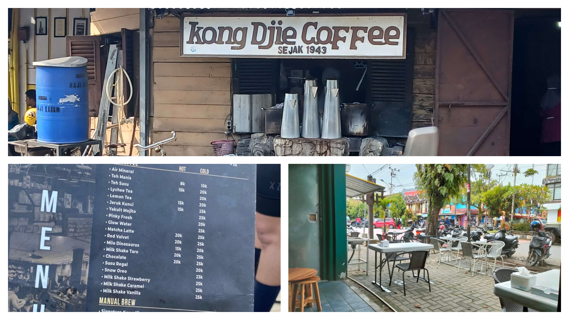 Kopi kongdjie siburik merupakan kedai kopi pertama yang dibuka oleh pak kongdjie.