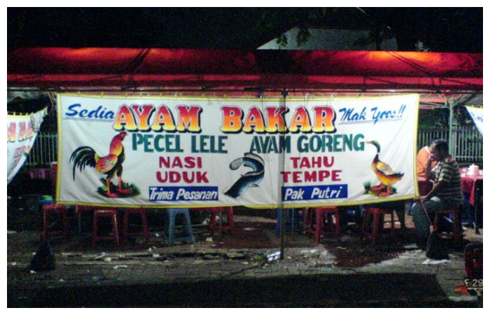 Ilustrasi Warung makan khas Indonesia berjajar di Poipet, Kamboja, jadi sorotan netizen terkait isu bisnis judol.