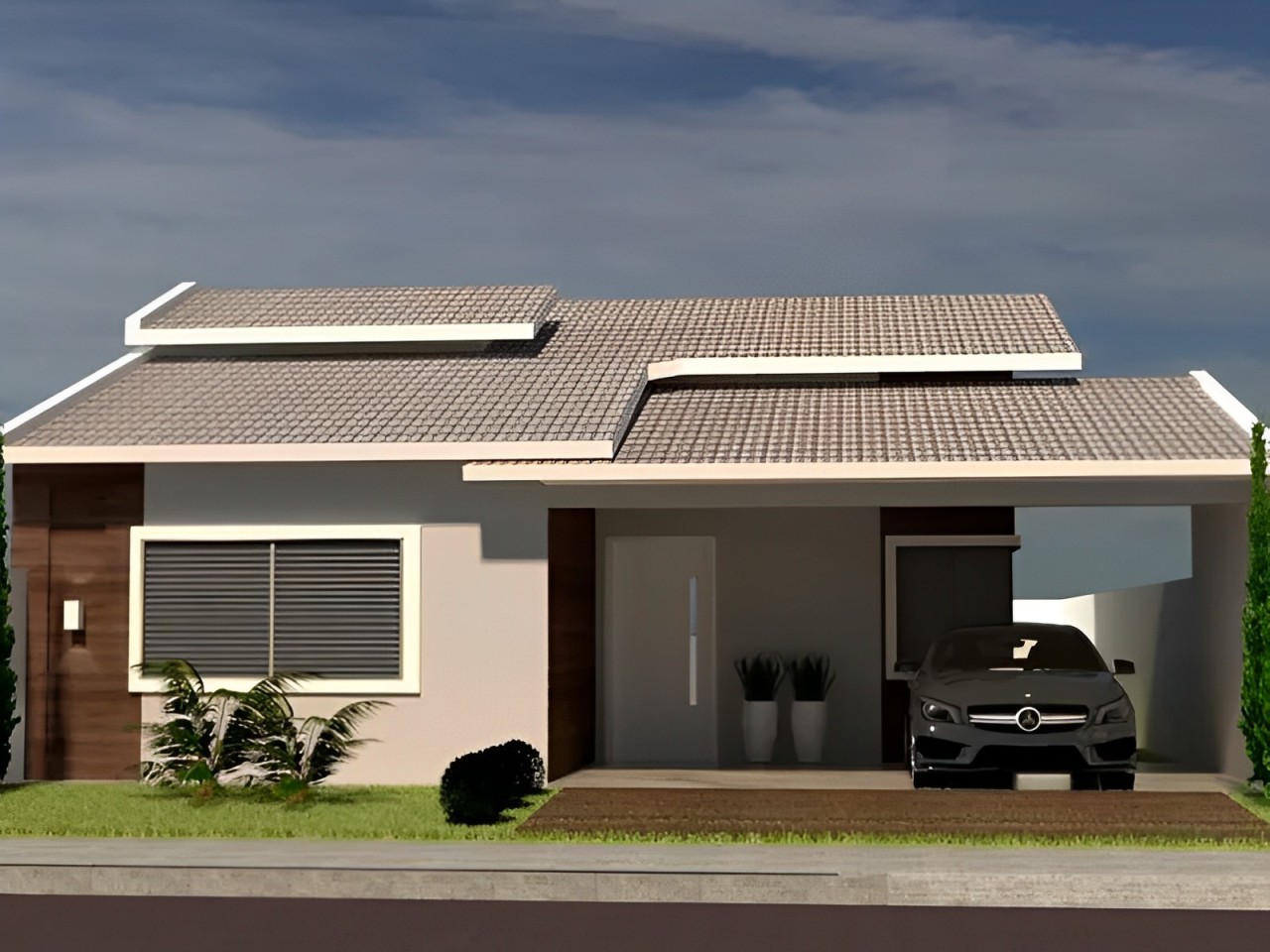 Tampilan Atap Rumah yang Unik sekaligus futuristik