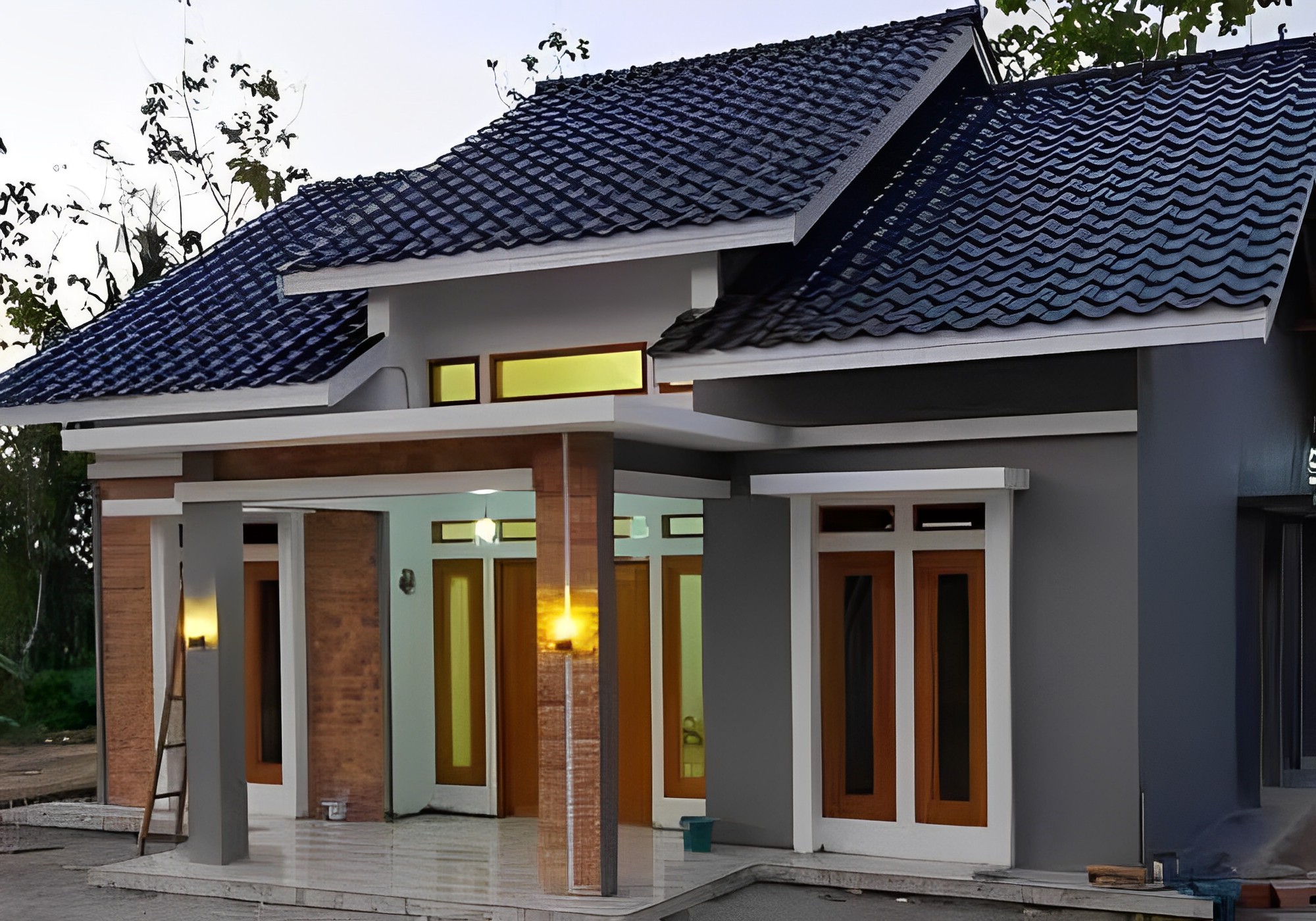 Atap Rumah mansard 3 trap
