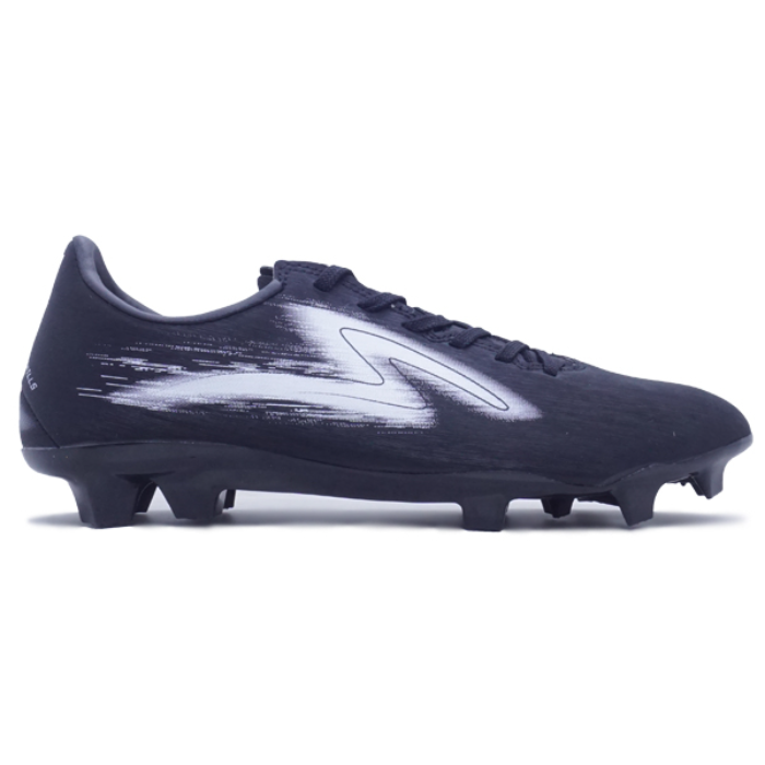 Sepatu futsal Specs Elevation One dengan desain minimalis, ringan, dan teknologi Hexa Speed TPU untuk kecepatan maksimal.