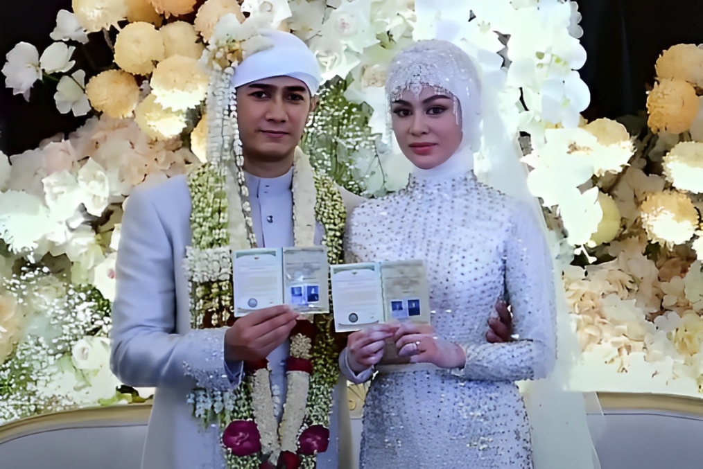 Momen bahagia akad nikah Cindara dan Abdu di Balikpapan