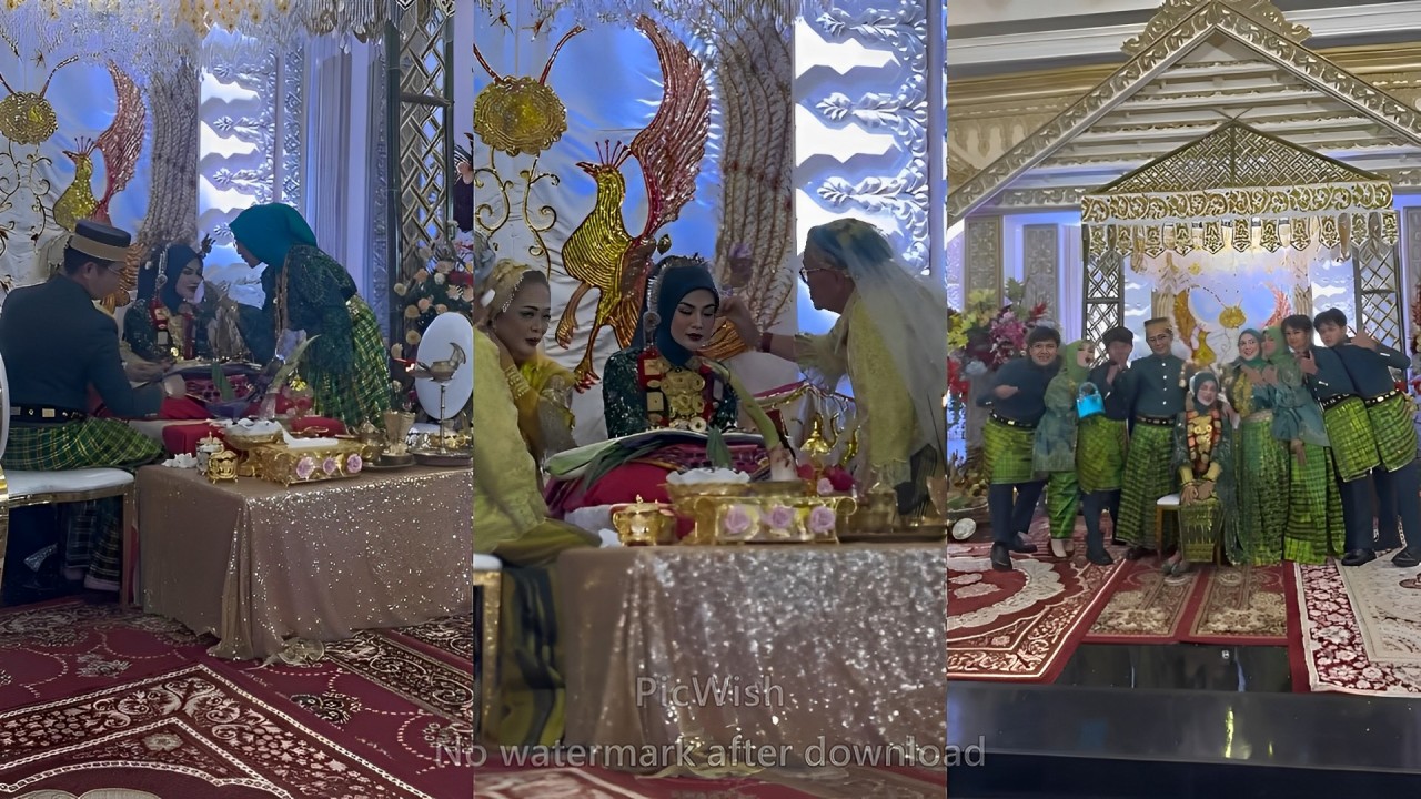 Tradisi Mappacci yang penuh doa dan restu dari Kesultanan Mandar. Ritual ini bikin netizen haru!