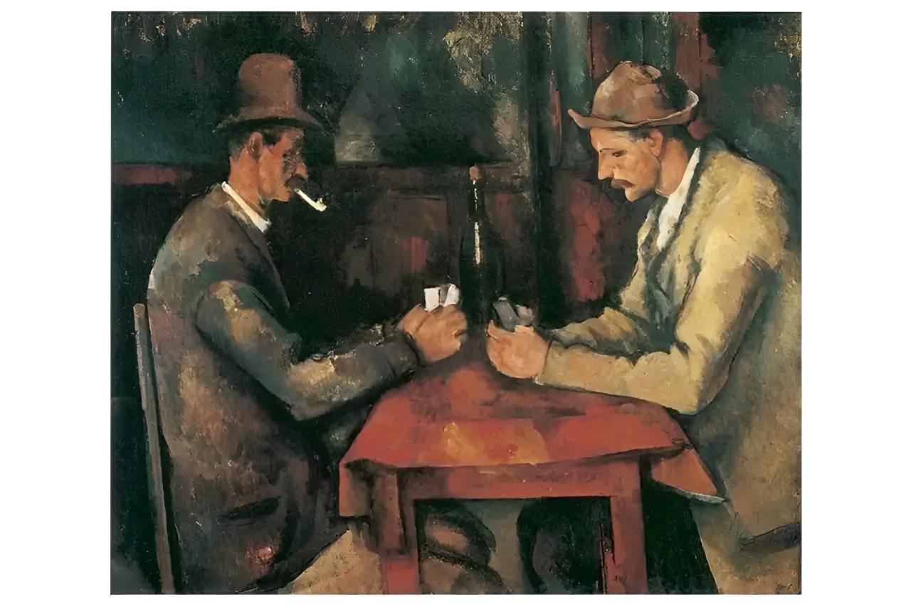 The Card Players adalah salah satu dari lima lukisan yang dibuat oleh Paul Cezanne, seorang pelukis asal Prancis yang dianggap sebagai bapak seni modern. Lukisan ini dibuat pada tahun 1892,