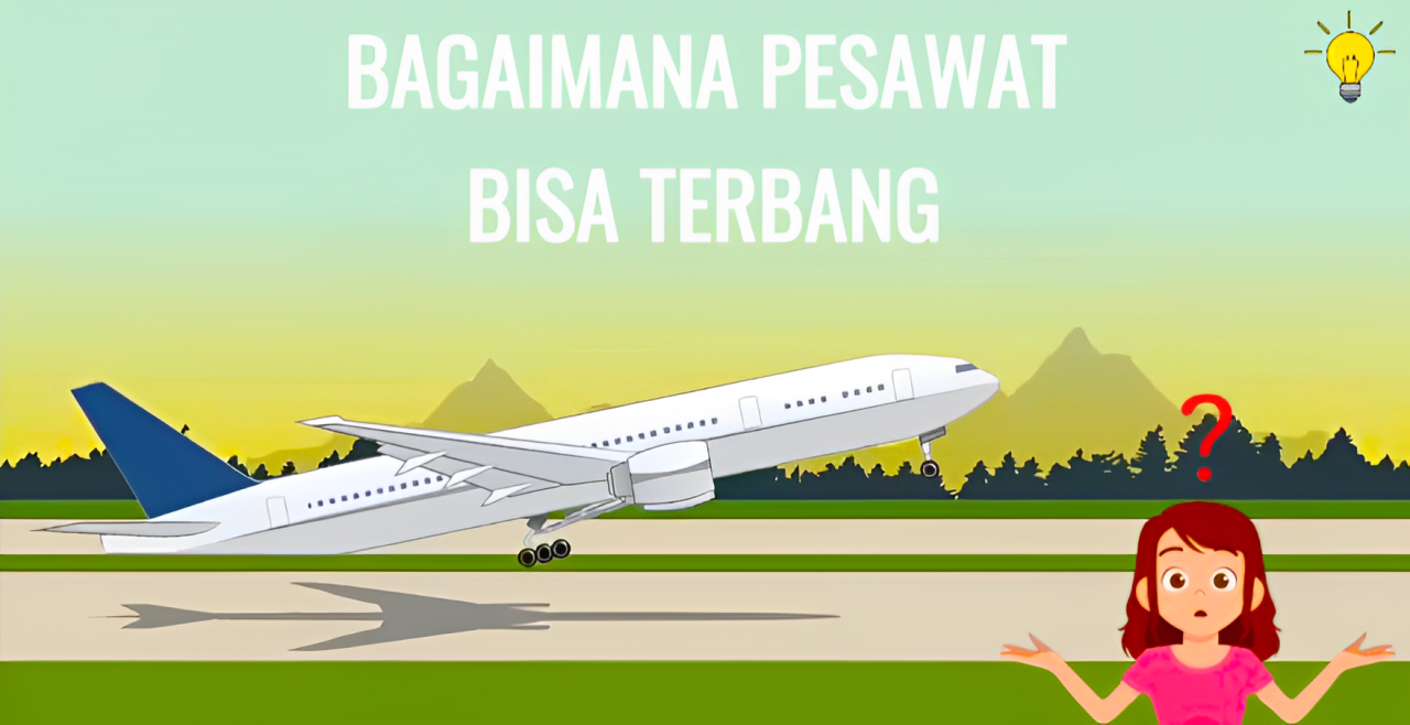 Bagaimana pesawat bisa terbang? Simak penjelasannya hanya di balikpapantv.id