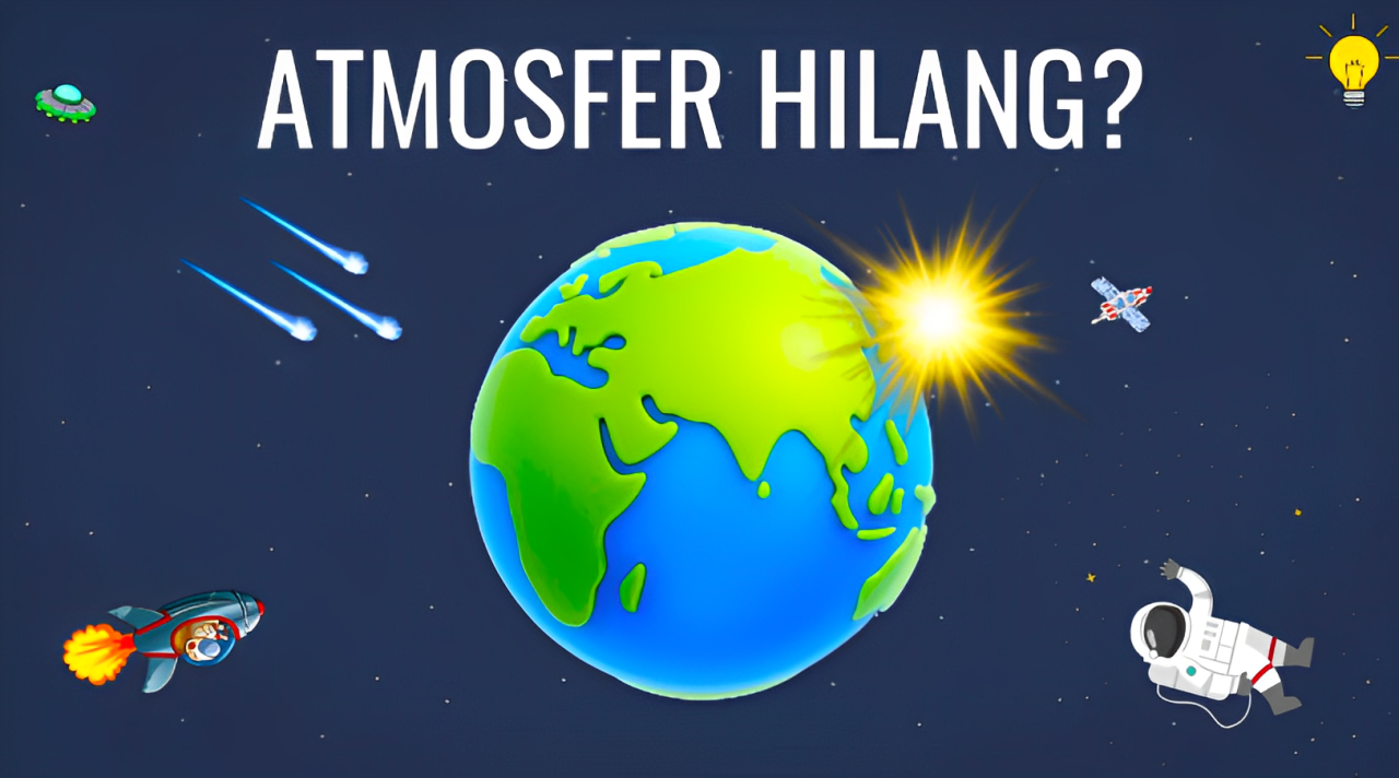 Apa jadinya bagi kehidupan di Bumi jika atmosfer menghilang? Temukan jawabannya hanya di balikpapantv.id