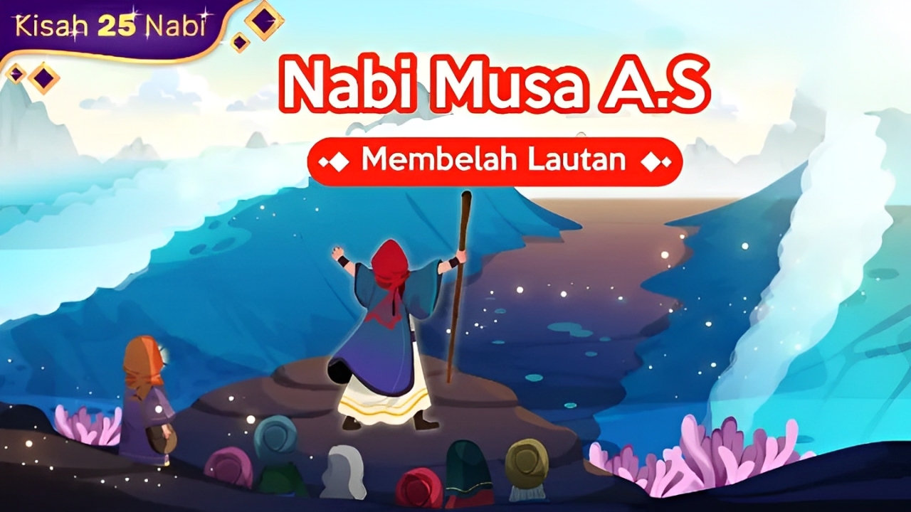 Kisah hidup Nabi Musa AS penuh dengan perjuangan dan Mukjizat yang mengagumkan.