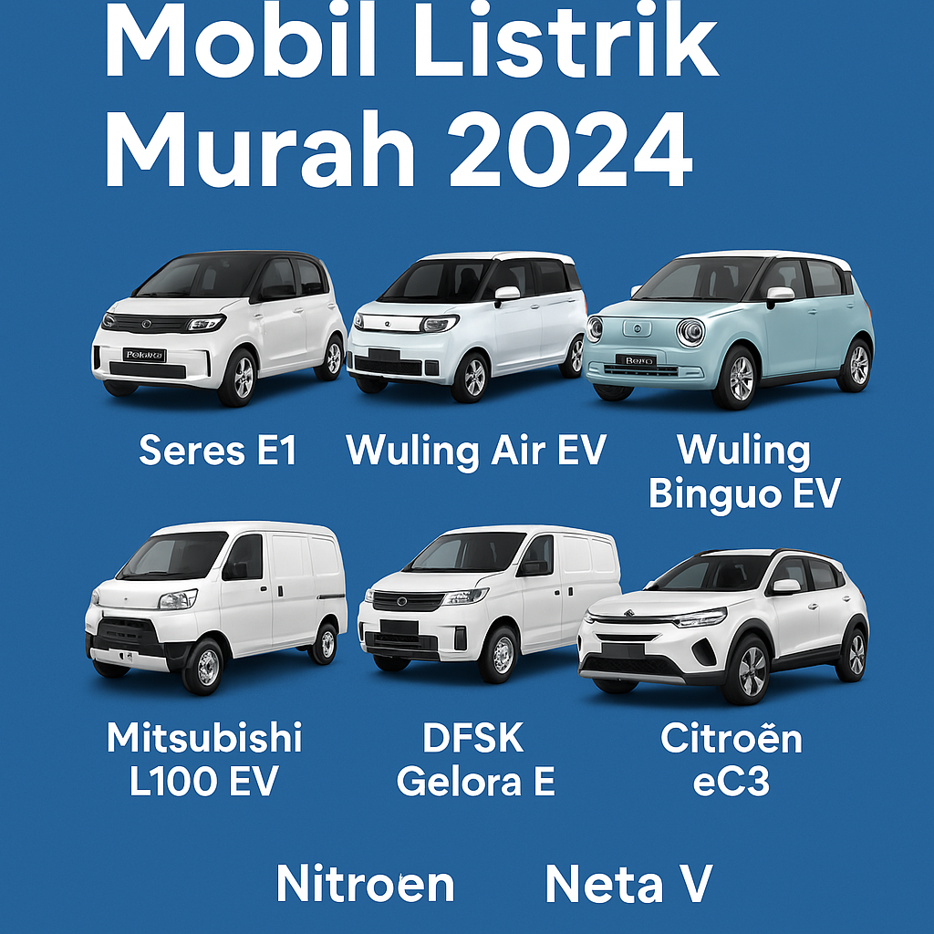 Deretan mobil listrik murah 2024 seperti Seres E1 dan Wuling Air EV dengan harga mulai Rp189 juta &ndash; siap bikin kamu pengen beli, Cess!