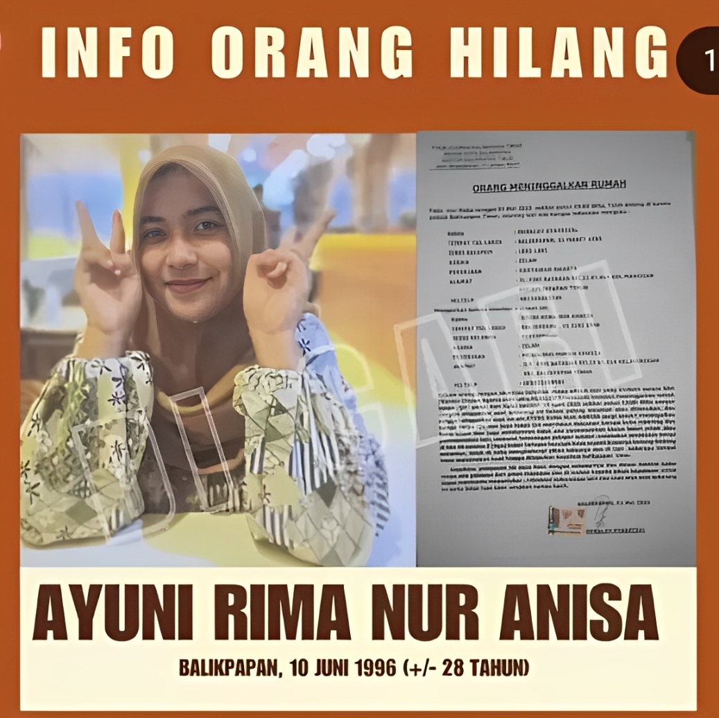 Foto ilustrasi orang hilang, menguatkan berita wanita Balikpapan yang diduga terpengaruh terapi alternatif.