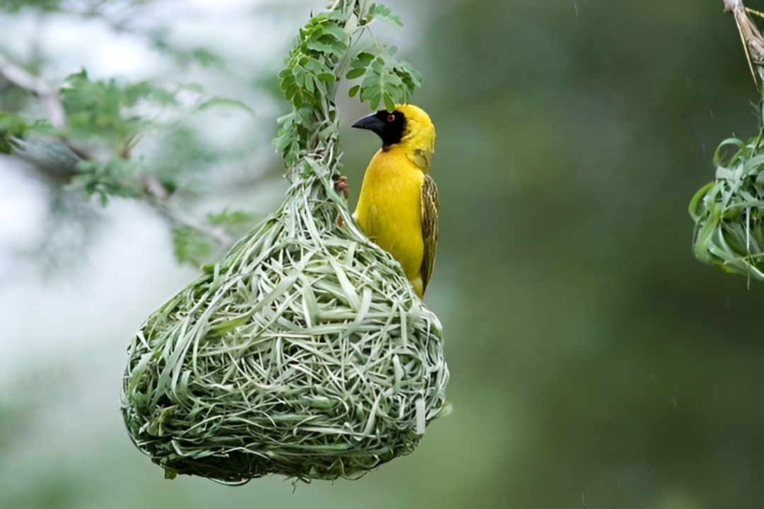 Sarang unik burung Montezuma Oropendola,Jakana Afrika,Sociable Weaver bergelantungan di pohon tinggi Karibia, mirip buah raksasa yang bikin penasaran.