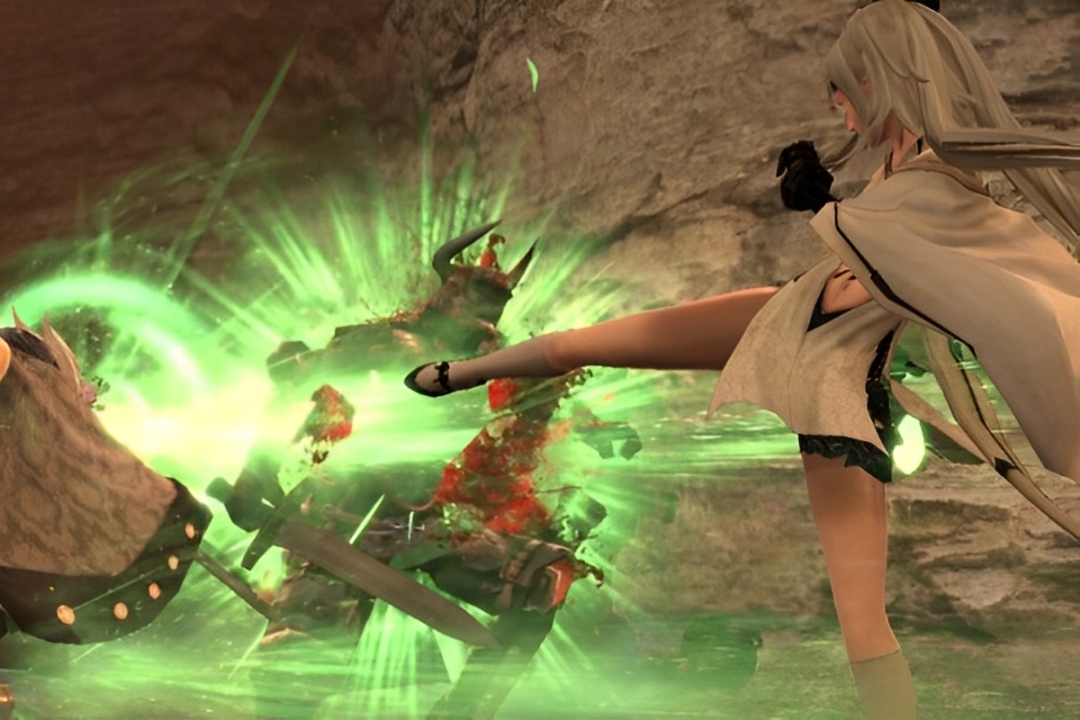 Drakengard 3 Gameplay: Cuplikan pertarungan brutal hack-and-slash Drakengard 3, game JRPG absurd dan penuh kejutan.  Trails of Cold Steel Screenshot: Potret Rean Schwarzer & Class VII, karakter utama