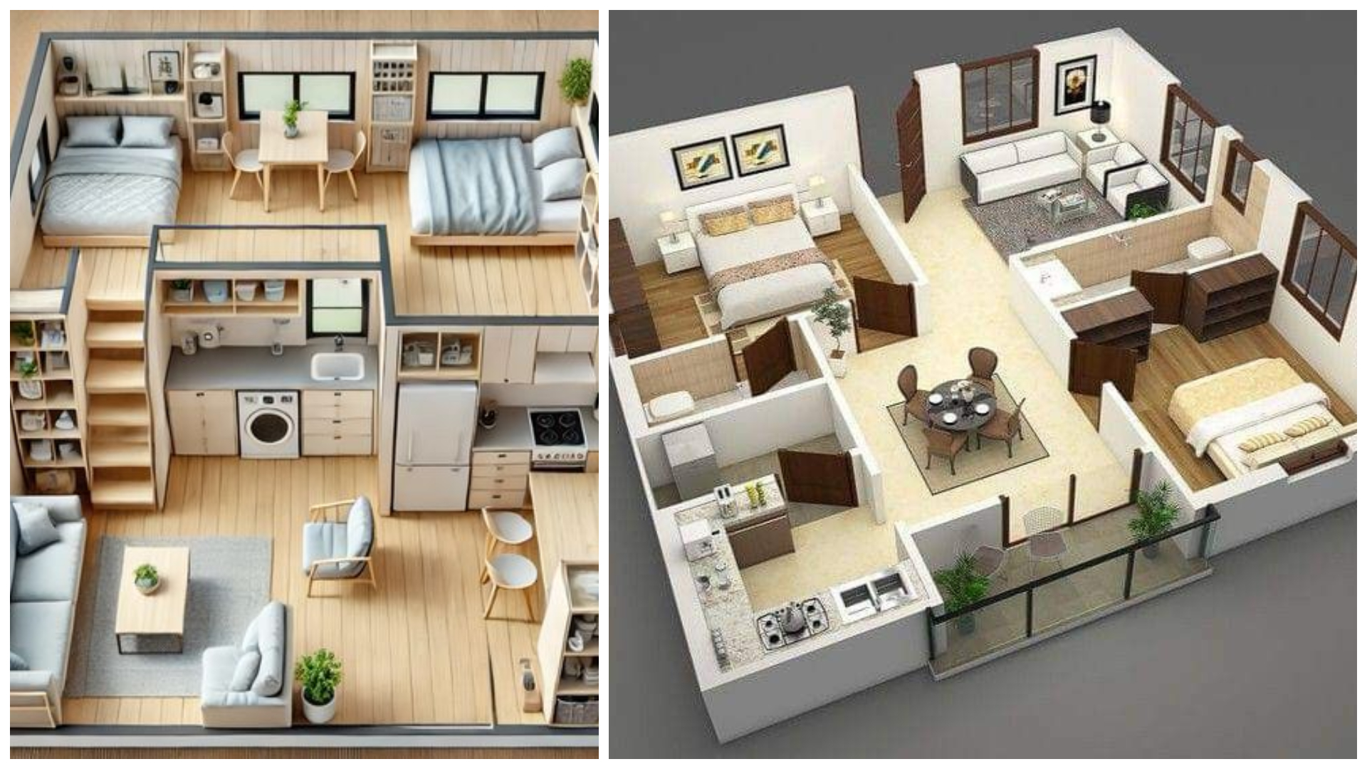desain rumah minimalis 2 kamar dengan furnitur multifungsi dan konsep hemat energi, bikin penasaran!