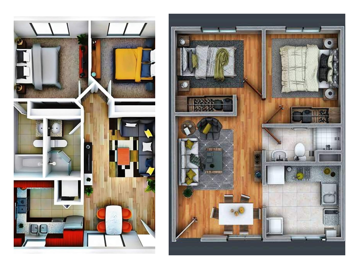 Rumah Minimalis 2 kamar tidur