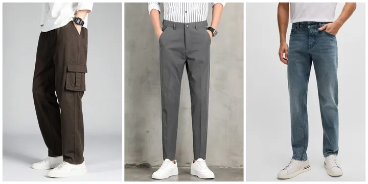 Tren model celana pria 2025 mulai dari celana cargo modern hingga denim high-waisted yang bikin gaya lo makin kece. Klik buat lihat semua modelnya!